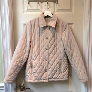 Liz Claiborne Champagne-Colour Quilted Jacket